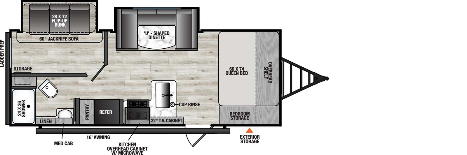 22BHSR Floorplan Image